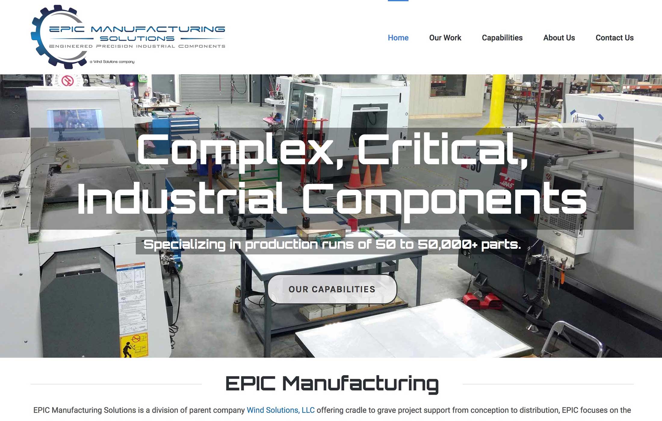 Epic Manufacturing
